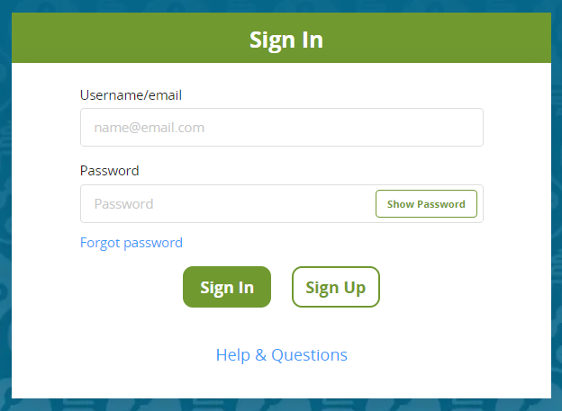 Lab-Aids Math Portals Login Page