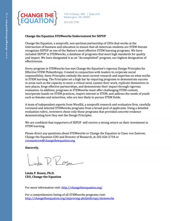 CTEq Endorsement letter Thumbnail