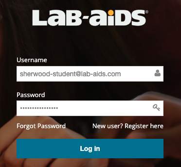 login page for Sherwood reviewers