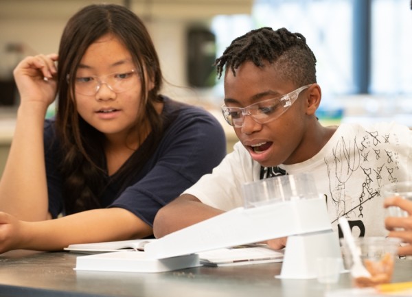 Students react to IRL erosion happing in their mini stream table