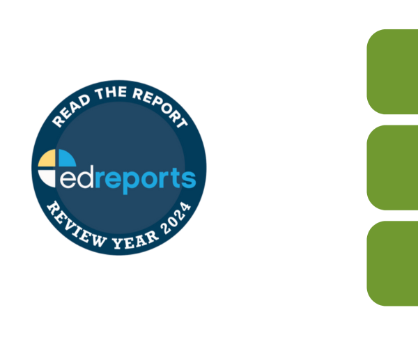 EdReports 2024 Badge with three green bars